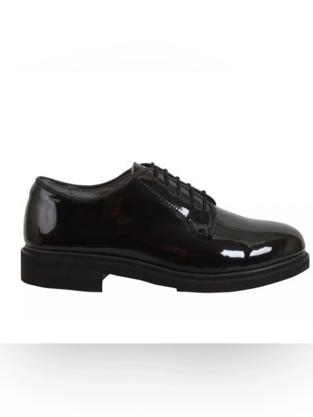 Rothco Black Unisex Shiny Oxford Dress Shoe Men’s Size 9.5W Women’s Size 11.5W